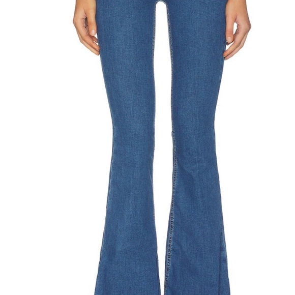 Free People Denim Flare Jeans - Picture 6 of 6